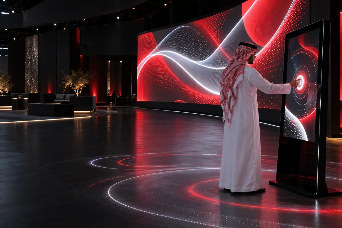 الأنظمة الرقمية والشاشات التفاعلية